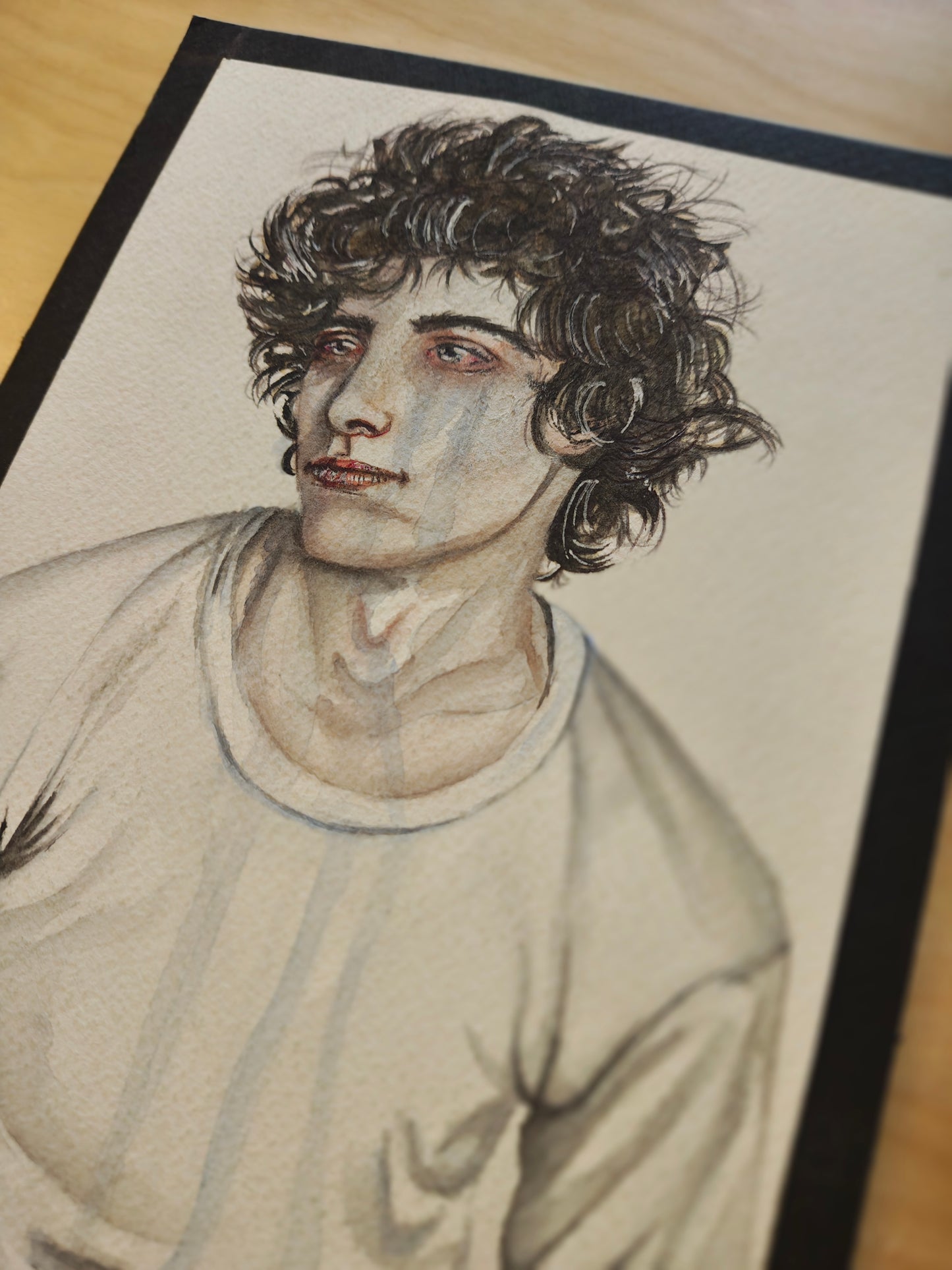 The Struggle of Man, 5x8 Inch Original