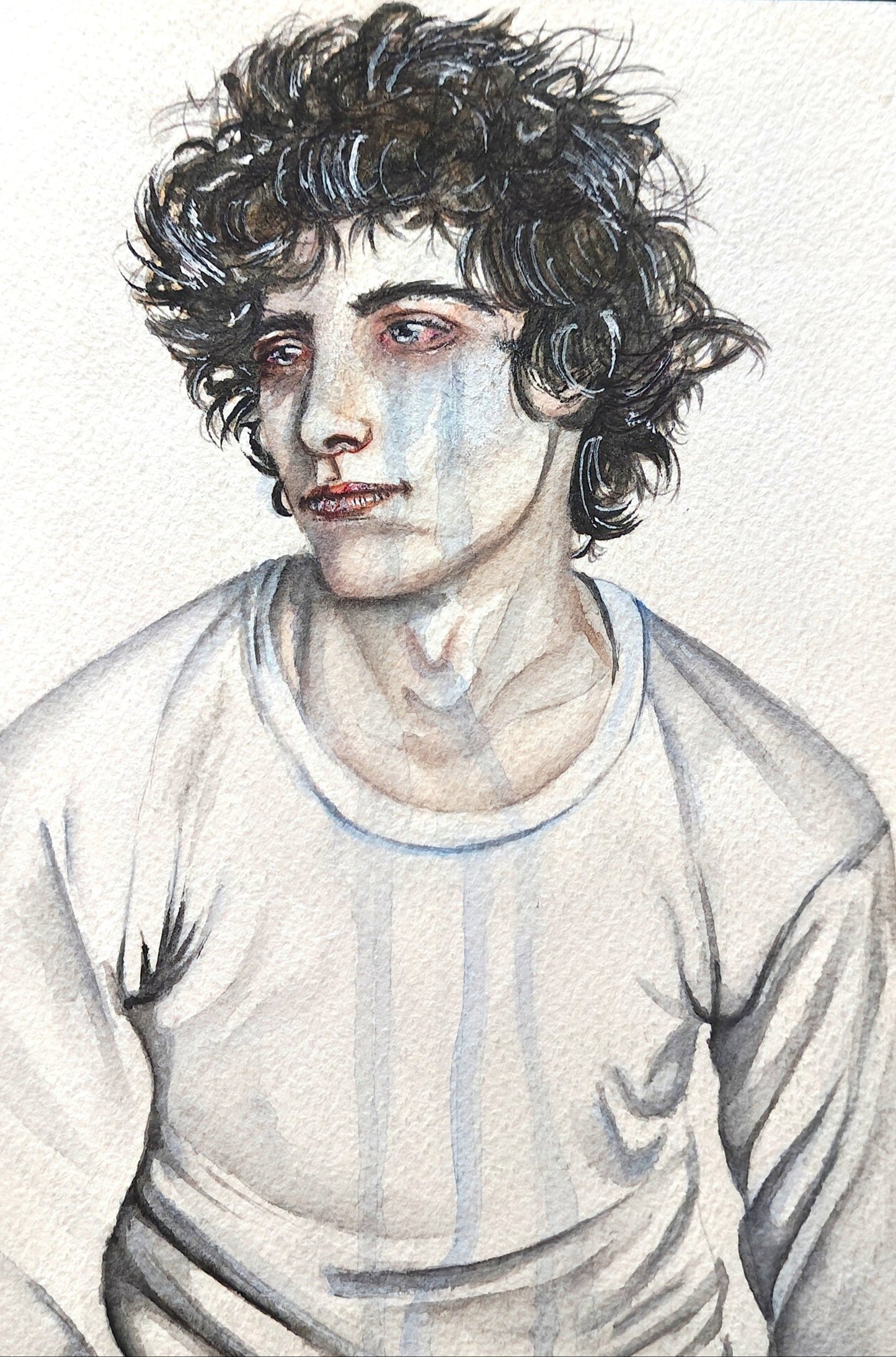 The Struggle of Man, 5x8 Inch Original