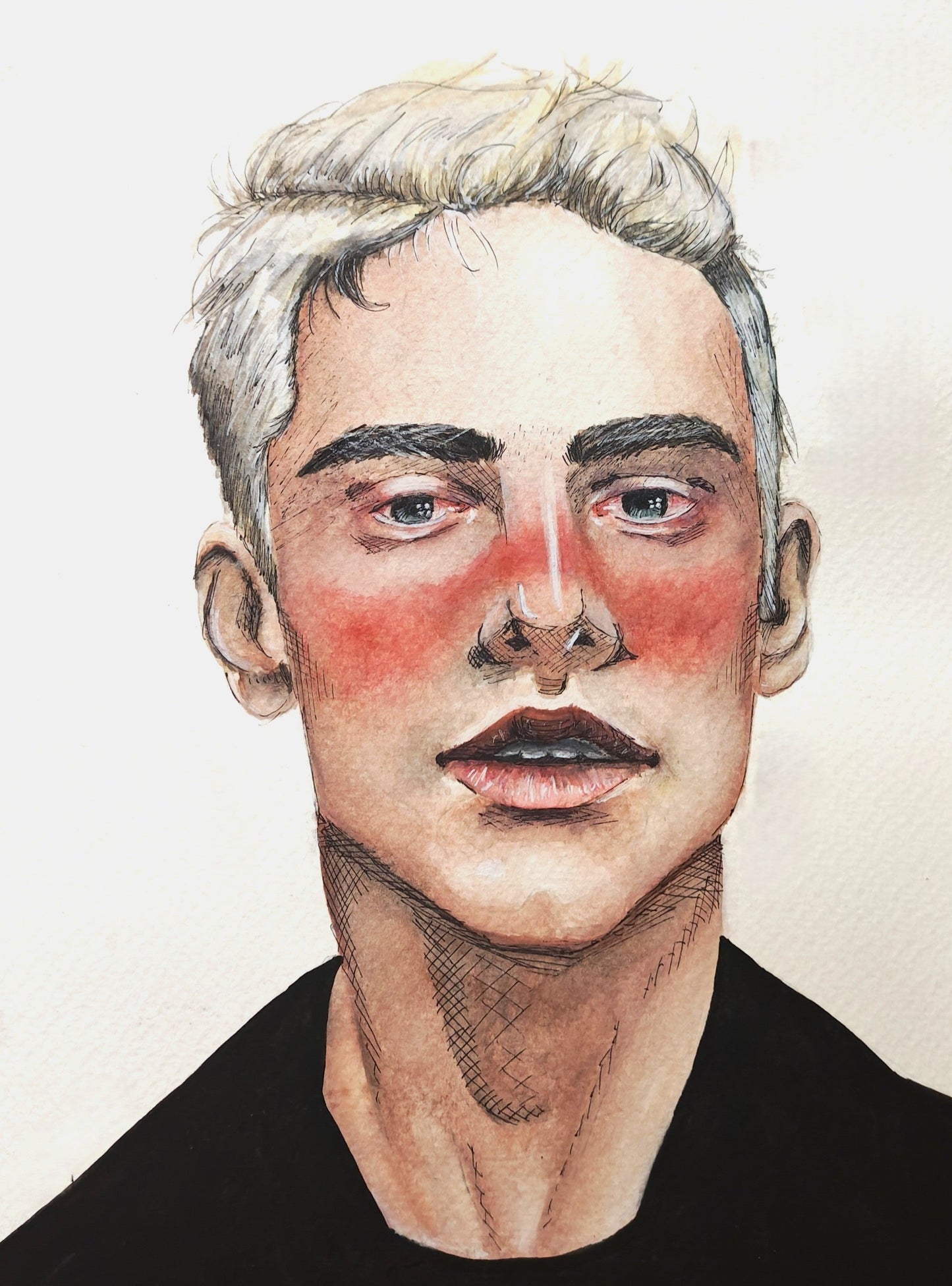 Blushing, 8x10 Inch Original