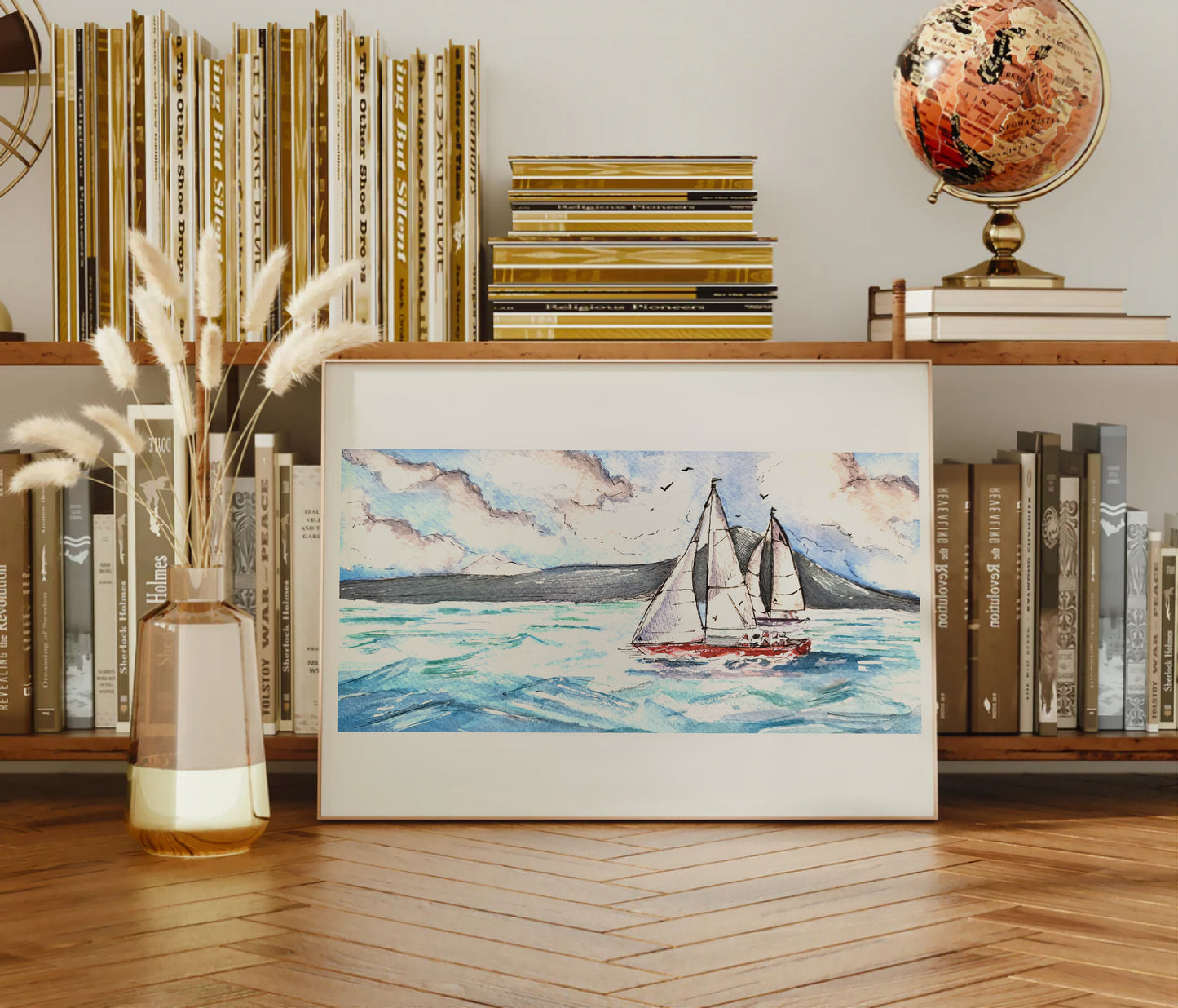 Sailing, 11x6 Inch Original